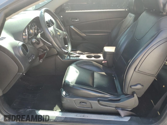 2008 Pontiac G6 GT with VIN 1G2ZH17N984190283, listed as a Copart auction lot 52762585 with 205,820 mi miles and Salvage title. Bid and sale history available at DreamBid. Image 7.