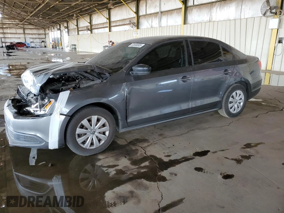 2011 Volkswagen Jetta Sedan S with VIN 3VW1K7AJ4BM028962, listed as a Copart auction lot 53558585 with 165,530 mi miles and Salvage Title. Bid and sale history available at carsss.com. Image 1.