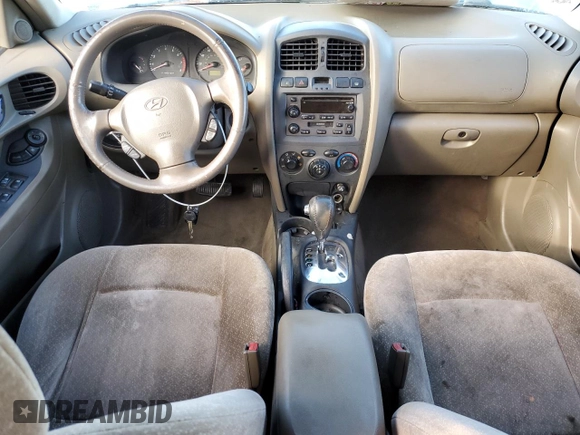 2003 Hyundai Santa Fe GLS with VIN KM8SC13D03U411184, listed as a Copart auction lot 46937505 with 185,227 mi miles and Salvage Title. Bid and sale history available at carsss.com. Image 8.