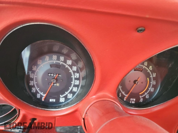 1972 Chevrolet Corvette with VIN 1Z37K2S501379, listed as a Copart auction lot 88223115 with 49,405 mi miles and Salvage title. Bid and sale history available at DreamBid. Image 9.