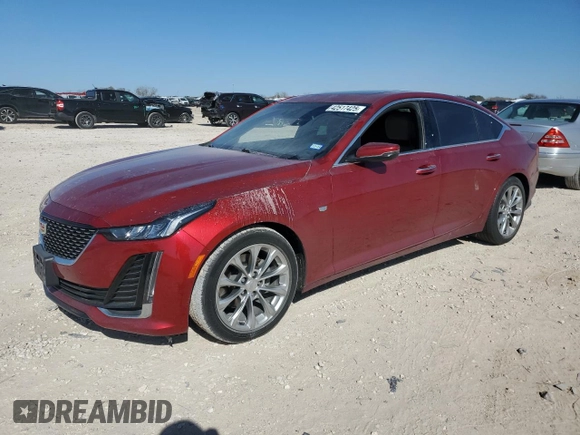 2021 Cadillac CT5 Premium Luxury z VIN 1G6DN5RK9M0116522, wystawiony jako Copart lot #42517425 z przebiegiem Nie podano mil oraz Szkody całkowita. Historia ofert i sprzedaży dostępna na DreamBid. Obrazek 1.