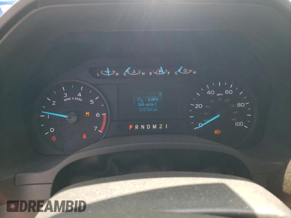2022 Ford F-250 XL with VIN 1FT7W2B64NEE68639, listed as a Copart auction lot 52580315 with 138,784 mi miles and Salvage title. Bid and sale history available at DreamBid. Image 9.