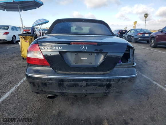 2009 Mercedes-Benz CLK-Class 3.5L with VIN WDBTK56F49T102962, listed as a Copart auction lot 43634515 with 127,133 mi miles and Salvage Title. Bid and sale history available at carsss.com. Image 6.