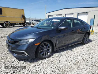 2019 Honda Civic EX z VIN 19XFC1F33KE001386, wystawiony jako Copart lot #54241115 z przebiegiem 47 449 mil mil oraz Szkoda całkowita • Salvage title. Historia ofert i sprzedaży dostępna na DreamBid. Obrazek 1.