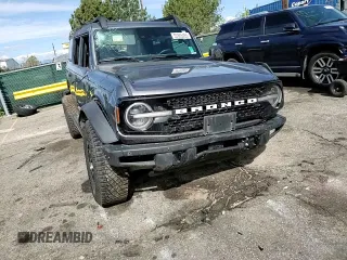 2023 Ford Bronco with VIN 1FMEE5DP5PLA85207, listed as a Copart auction lot 53865985 with 17,561 mi miles and Salvage title. Bid and sale history available at DreamBid. Image 11.