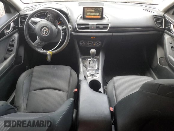 2016 Mazda 3 i Sport with VIN JM1BM1U75G1309459, listed as a Copart auction lot 52562795 with 147,418 mi miles and Salvage Title. Bid and sale history available at DreamBid. Image 8.
