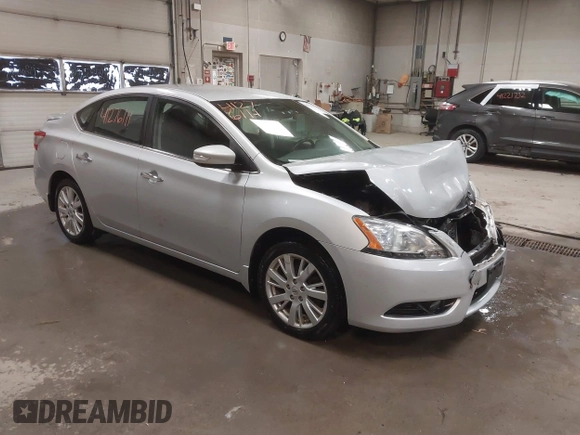 2014 Nissan Sentra S with VIN 3N1AB7APXEY306240, listed as a IAAI auction lot 41276111 with 113,356 mi miles and . Bid and sale history available at DreamBid. Image 1.