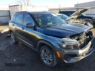 2021 Kia Seltos S with VIN KNDEU2AA3M7197000, listed as a IAAI auction lot 41483168 with 68,239 mi miles and . Bid and sale history available at DreamBid. Image 1.