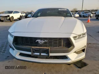 2024 Ford Mustang EcoBoost with VIN 1FA6P8TH3R5143245, listed as a Copart auction lot 47927095 with 15,108 mi miles and Salvage Title. Bid and sale history available at carsss.com. Image 5.