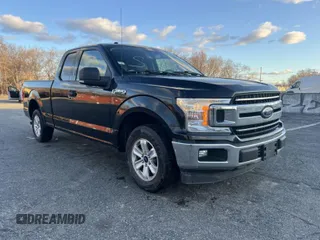 2018 Ford F-150 XL with VIN 1FTEX1CB0JKF17440, listed as a IAAI auction lot 42019621 with 168,007 mi miles. Bid and sale history available at carsss.com. Image 1.