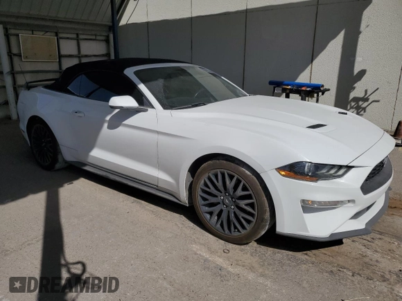2018 Ford Mustang EcoBoost Premium with VIN 1FATP8UH7J5155193, listed as a Copart auction lot 51280155 with 78,629 mi miles and Salvage Title. Bid and sale history available at carsss.com. Image 4.