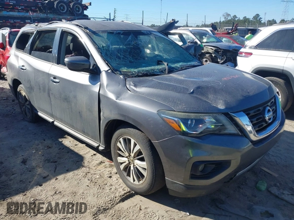 2018 Nissan Pathfinder SV with VIN 5N1DR2MN1JC622756, listed as a IAAI auction lot 40875615 with 127,122 mi miles. Bid and sale history available at carsss.com. Image 1.