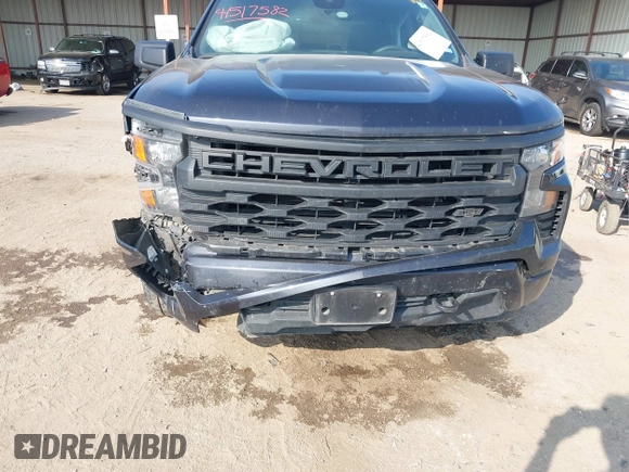 2022 Chevrolet Silverado 1500 Custom with VIN 1GCPABEK5NZ519646, listed as a IAAI auction lot 41517582 with 58,021 mi miles and . Bid and sale history available at DreamBid. Image 6.