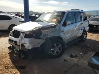 2007 Honda Pilot EX with VIN 5FNYF184X7B013297, listed as a Copart auction lot 51882265 with 119,223 mi miles and Salvage Title. Bid and sale history available at carsss.com. Image 1.