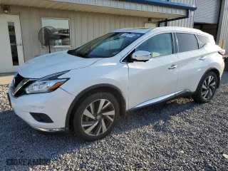 2015 Nissan Murano Platinum with VIN 5N1AZ2MH9FN254108, listed as a Copart auction lot 50627235 with 109,655 mi miles and Salvage Title. Bid and sale history available at carsss.com. Image 1.