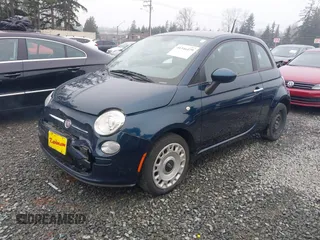 2013 FIAT 500 Pop with VIN 3C3CFFAR8DT574709, listed as a IAAI auction lot 41346479 with 86,958 mi miles. Bid and sale history available at carsss.com. Image 2.