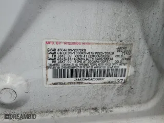 2010 Mitsubishi Outlander SE with VIN JA4AS3AW3AZ006837, listed as a Copart auction lot 83520134 with 91,672 mi miles and Salvage Title. Bid and sale history available at carsss.com. Image 13.