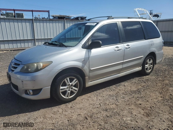 2006 Mazda MPV LX with VIN JM3LW28A060563098, listed as a Copart auction lot 81003254 with 121,191 mi miles and Clean Title. Bid and sale history available at carsss.com. Image 1.