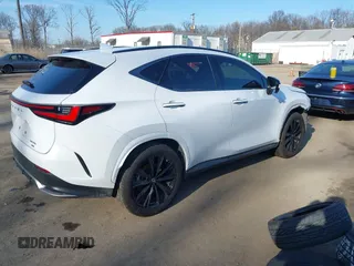 2022 Lexus NX with VIN 2T2KGCEZ8NC003721, listed as a IAAI auction lot 38637550 with 16,987 mi miles. Bid and sale history available at carsss.com. Image 4.