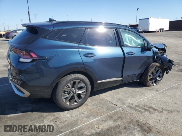 2025 Kia Sportage SX-Prestige with VIN KNDPXCDG5S7181173, listed as a Copart auction lot 46571485 with 2,232 mi miles and Salvage title. Bid and sale history available at DreamBid. Image 3.