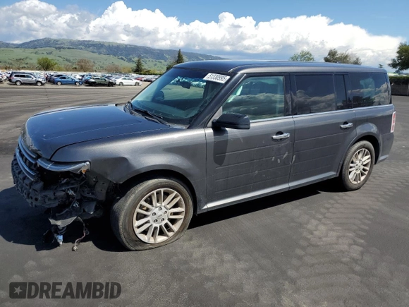 2018 Ford Flex SEL with VIN 2FMGK5C85JBA03284, listed as a Copart auction lot 51330995 with 50,746 mi miles and Salvage Title. Bid and sale history available at carsss.com. Image 1.