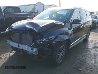 2018 Infiniti QX60 with VIN 5N1DL0MM8JC504555, listed as a IAAI auction lot 41465010 with 133,182 mi miles. Bid and sale history available at carsss.com. Image 17.
