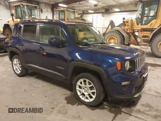 2021 Jeep Renegade Latitude z VIN ZACNJDBBXMPM41852, wystawiony jako IAAI lot #41598449 z przebiegiem 86 215 mil mil oraz . Historia ofert i sprzedaży dostępna na DreamBid. Obrazek 1.
