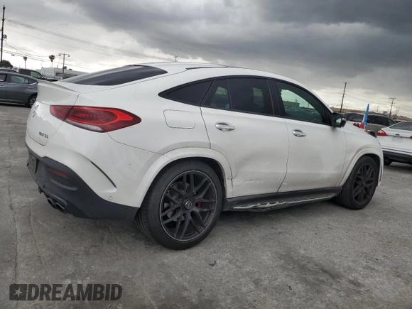 2022 Mercedes-Benz GLE 53 AMG with VIN 4JGFD6BB5NA594422, listed as a Copart auction lot 52008115 with 63,369 mi miles and Salvage title. Bid and sale history available at DreamBid. Image 3.