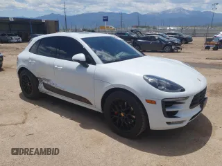 2017 Porsche Macan GTS with VIN WP1AG2A51HLB53890, listed as a Copart auction lot 60327315 with 64,446 mi miles and Salvage title. Bid and sale history available at DreamBid. Image 4.