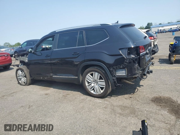 2019 Volkswagen Atlas SEL with VIN 1V2MR2CA0KC597934, listed as a Copart auction lot 59352205 with 50,659 mi miles and Salvage title. Bid and sale history available at DreamBid. Image 2.