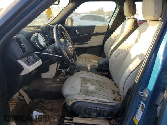 2017 MINI Countryman Cooper S с VIN WMZYT3C33H3D98741, выставлен на аукционе Copart как лот 77964194 с пробегом Не указан миль и Списание • Salvage title. История ставок и продаж доступна на DreamBid. Изображение 7.