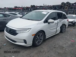 2022 Honda Odyssey Touring with VIN 5FNRL6H87NB058420, listed as a IAAI auction lot 42234499 with 78,633 mi miles and . Bid and sale history available at DreamBid. Image 17.