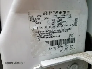 2010 Ford F-350 XL с VIN 1FTWW3BR3AEA11438, выставлен на аукционе Copart как лот 45929625 с пробегом 344 180 миль миль и Списание • Salvage title. История ставок и продаж доступна на DreamBid. Изображение 12.
