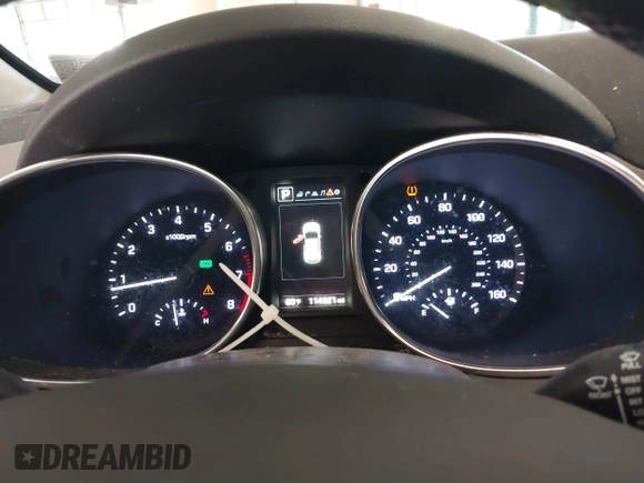 2017 Hyundai Santa Fe Ultimate with VIN 5XYZWDLA2HG491338, listed as a IAAI auction lot 42590671 with 114,521 mi miles and . Bid and sale history available at DreamBid. Image 7.