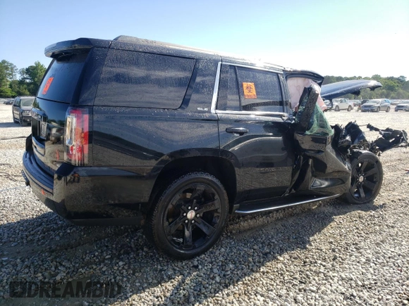 2015 GMC Yukon SLE with VIN 1GKS1AKC9FR740500, listed as a Copart auction lot 57010554 with 0 mi miles and Non Repairable. Bid and sale history available at carsss.com. Image 3.