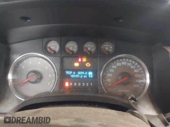 2009 Ford F-150 XL with VIN 1FTPW14V09FB25759, listed as a IAAI auction lot 42167356 with 189,151 mi miles and . Bid and sale history available at DreamBid. Image 7.