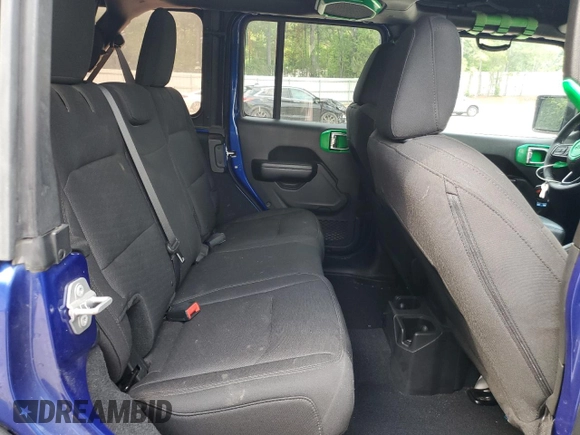 2018 Jeep Wrangler Unlimited Sport S with VIN 1C4HJXDG9JW290429, listed as a Copart auction lot 57270815 with 85,594 mi miles and Salvage title. Bid and sale history available at DreamBid. Image 10.