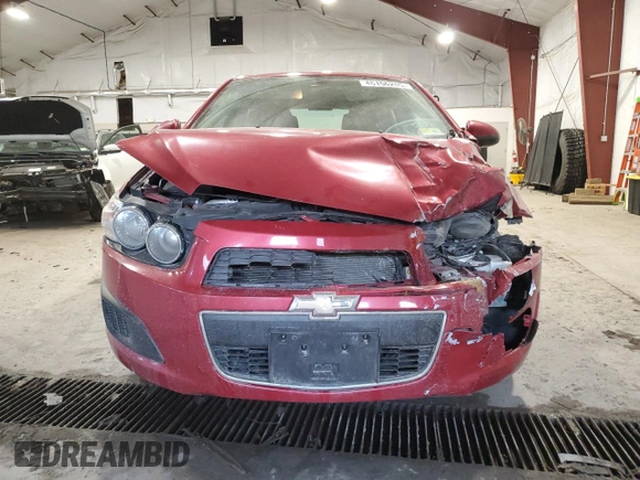 2016 Chevrolet Sonic LT with VIN 1G1JC6SG0G4177586, listed as a Copart auction lot 48156205 with 222,063 mi miles and Salvage Title. Bid and sale history available at carsss.com. Image 5.