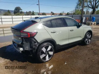 2023 Volvo C40 Recharge Pure Electric Ultimate with VIN YV4ED3GM8P2059667, listed as a Copart auction lot 47056364 with 14,019 mi miles. Bid and sale history available at carsss.com. Image 3.