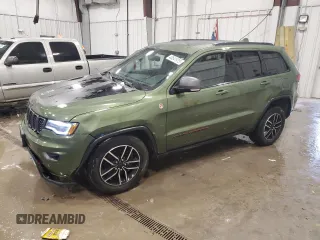 2019 Jeep Grand Cherokee Trailhawk with VIN 1C4RJFLG5KC810600, listed as a Copart auction lot 43541915 with 82,165 mi miles and Salvage title. Bid and sale history available at DreamBid. Image 1.
