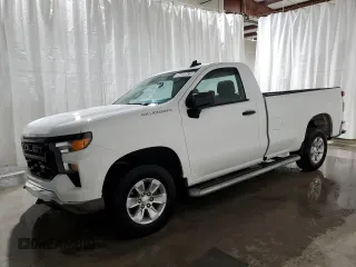 2024 Chevrolet Silverado 1500 Work Truck with VIN 3GCNAAED5RG363889, listed as a Copart auction lot 54068625 with 11,049 mi miles and Clean Title. Bid and sale history available at carsss.com. Image 1.