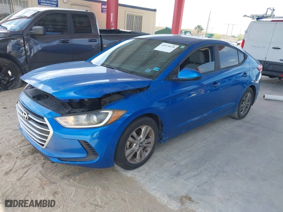 2017 Hyundai Elantra Value Edition with VIN KMHD84LF2HU165520, listed as a IAAI auction lot 42075078 with 184,509 mi miles. Bid and sale history available at carsss.com. Image 17.
