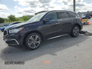 2017 Acura MDX Technology with VIN 5FRYD4H53HB026313, listed as a Copart auction lot 54315225 with 126,485 mi miles and Salvage Title. Bid and sale history available at carsss.com. Image 1.