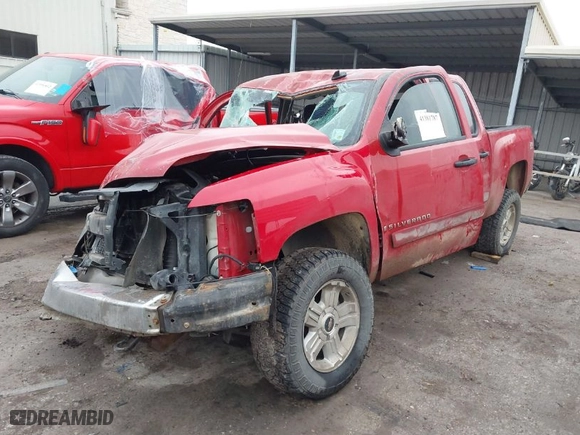 2008 Chevrolet Silverado 1500 LT w/1LT with VIN 2GCEK13J081285146, listed as a IAAI auction lot 41381787 with 1 mi miles. Bid and sale history available at carsss.com. Image 2.