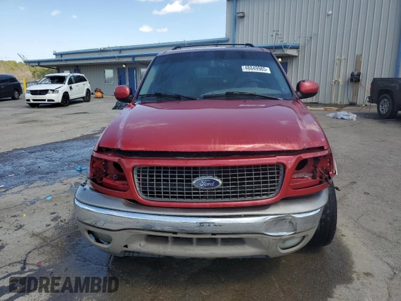 2002 Ford Expedition Eddie Bauer with VIN 1FMRU17L12LA15329, listed as a Copart auction lot 48849985 with 240,262 mi miles and Salvage title. Bid and sale history available at DreamBid. Image 5.