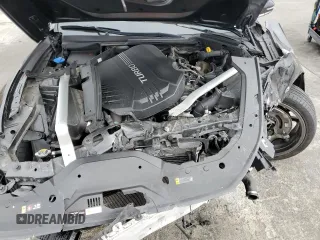 2019 Genesis G70 3.3T Advanced with VIN KMTG34LE0KU037714, listed as a Copart auction lot 69342024 with 55,490 mi miles and Salvage Title. Bid and sale history available at carsss.com. Image 13.