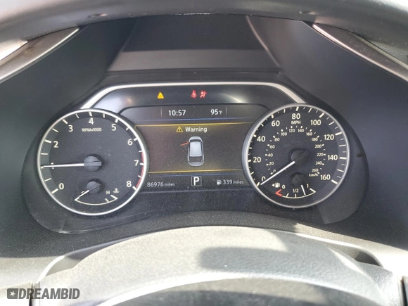 2017 Nissan Murano SV with VIN 5N1AZ2MG6HN103396, listed as a Copart auction lot 65181964 with 86,976 mi miles and Clean Title. Bid and sale history available at carsss.com. Image 9.