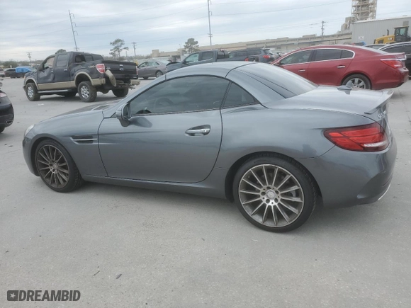 2017 Mercedes-Benz SLC with VIN WDDPK3JA3HF137269, listed as a Copart auction lot 45907695 with 80,308 mi miles and Salvage Title. Bid and sale history available at carsss.com. Image 2.