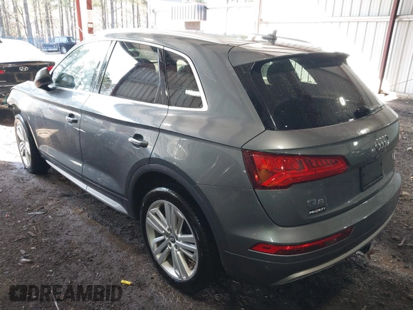 2018 Audi Q5 Prestige with VIN WA1CNAFY0J2023988, listed as a IAAI auction lot 41864266 with 39,298 mi miles. Bid and sale history available at carsss.com. Image 3.
