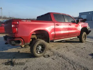 2021 Chevrolet Silverado 1500 RST with VIN 1GCUYEED8MZ409934, listed as a Copart auction lot 46626535 with 0 mi miles and Salvage Title. Bid and sale history available at carsss.com. Image 3.